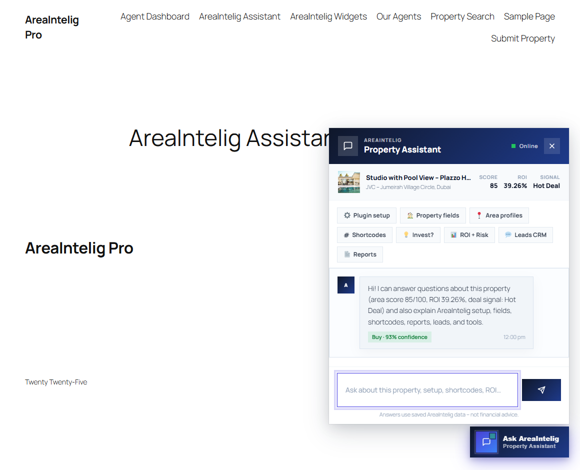 The Smart Assistant chat