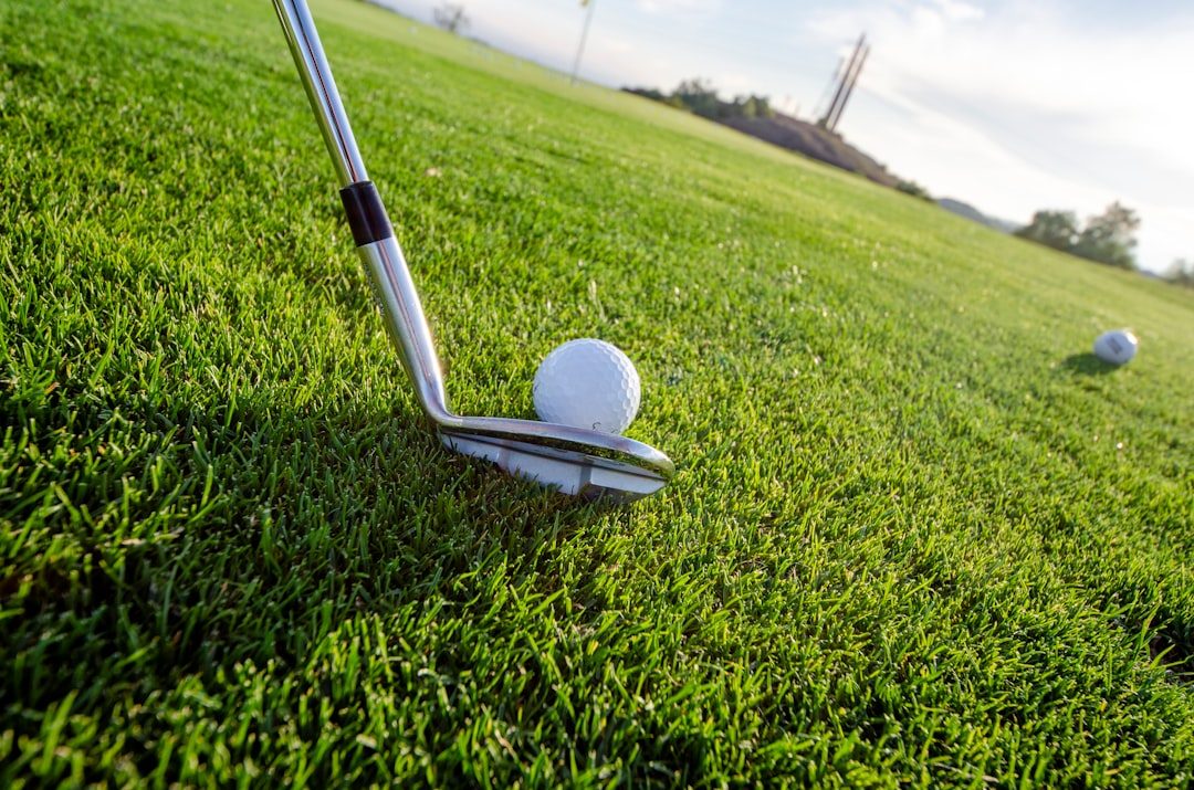Golf foundations coaching session on a practice area