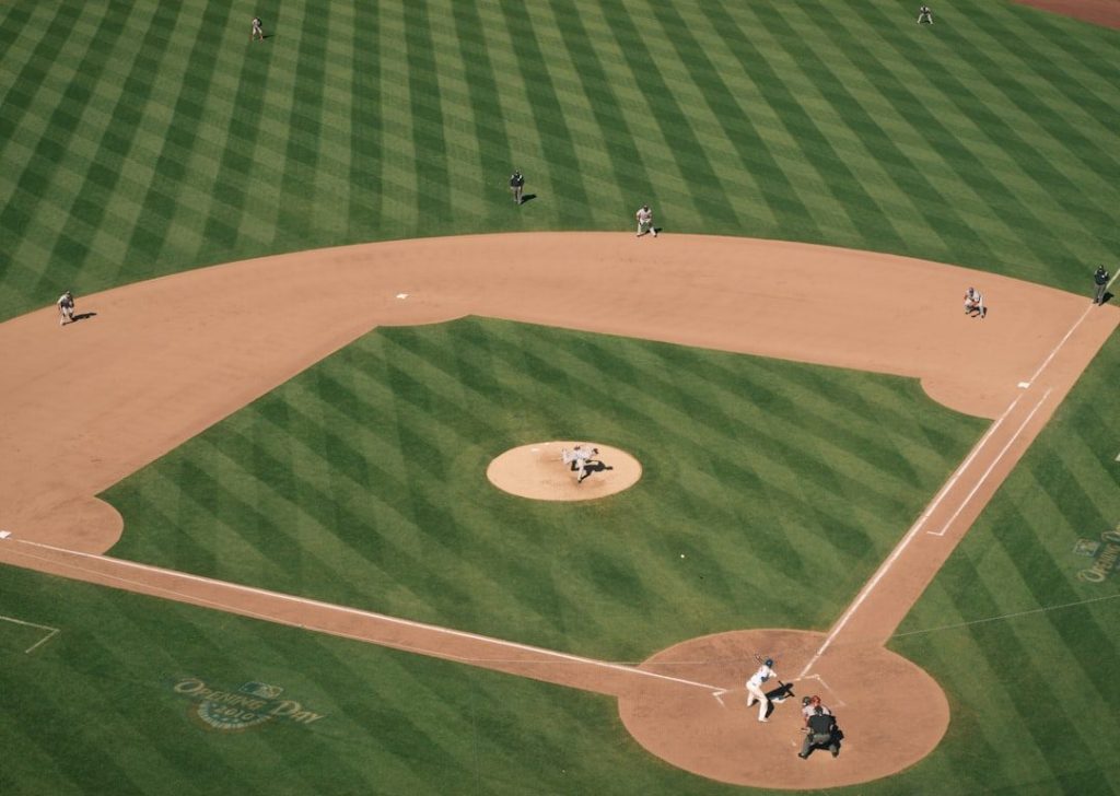 Baseball player completing a video-supported performance assessment