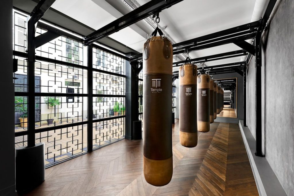 Gym conditioning area