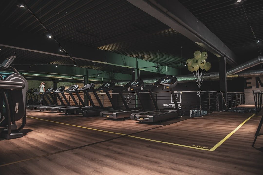Athlete lifting in a high performance gym