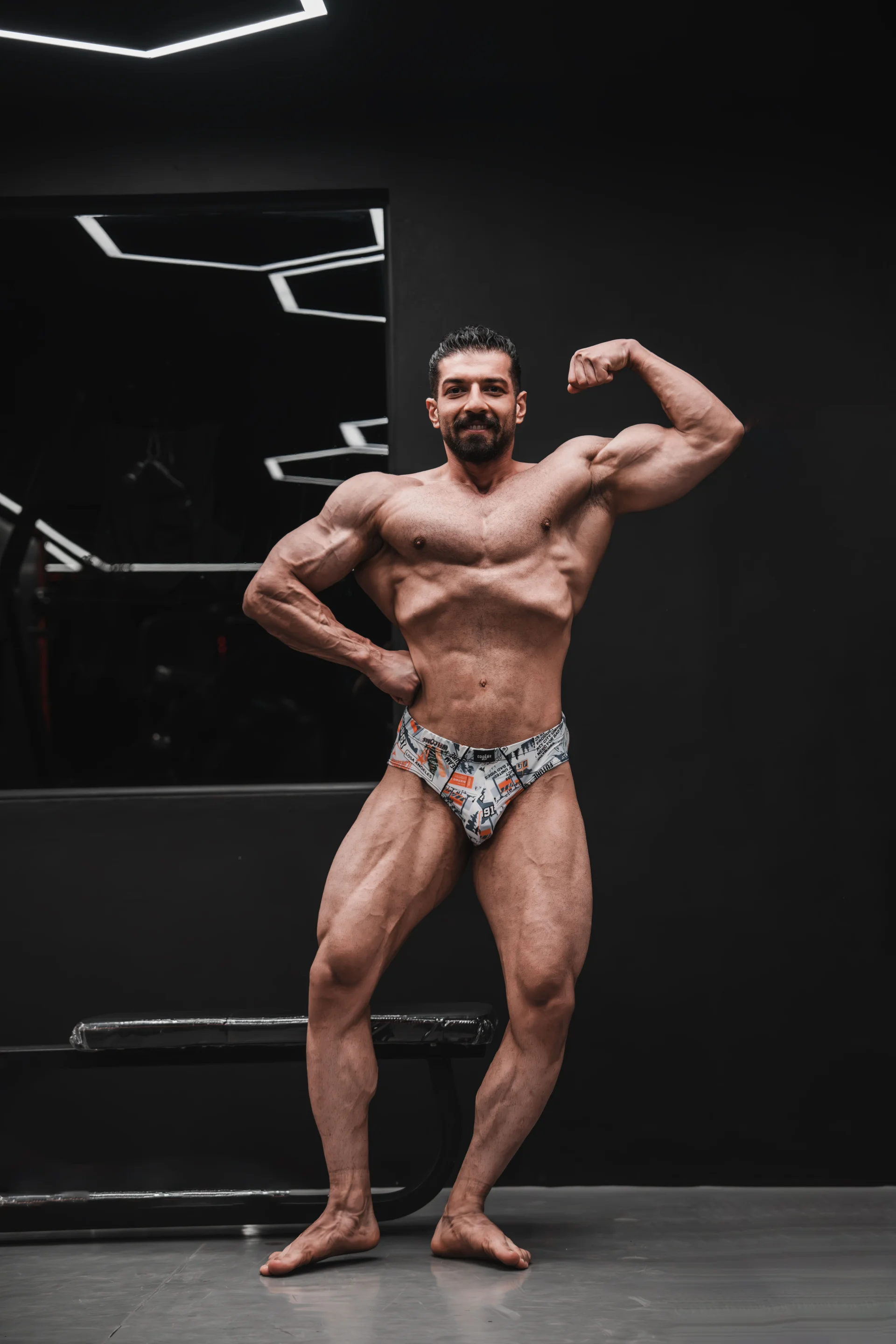 Bodybuilding Posing Practice