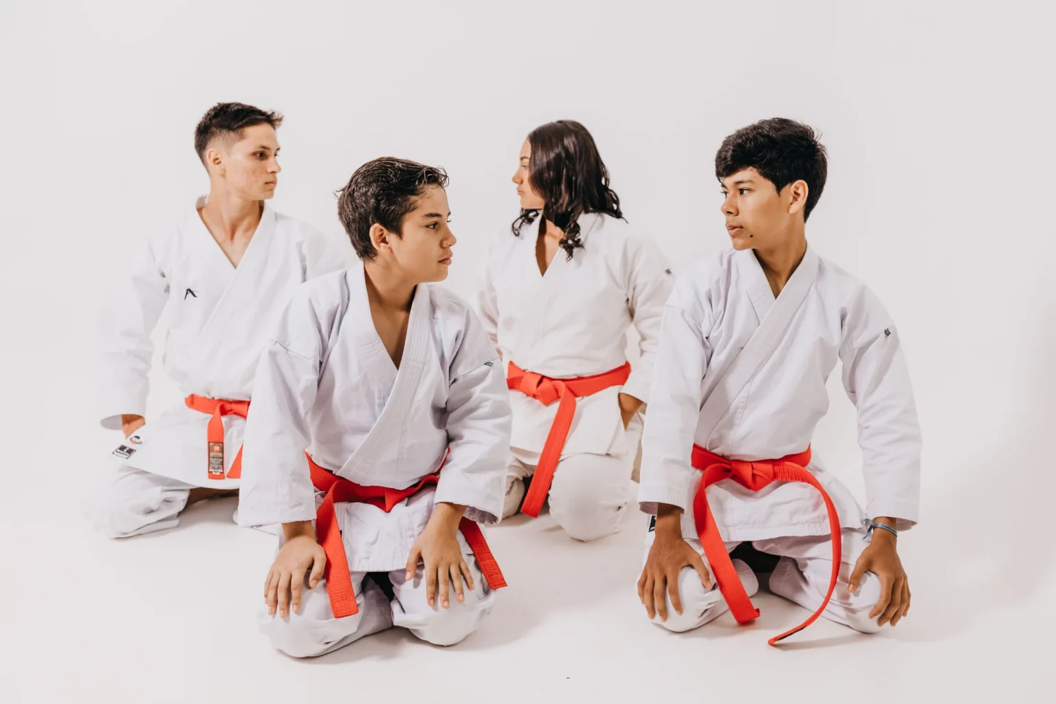 Students training on the mat at the academy