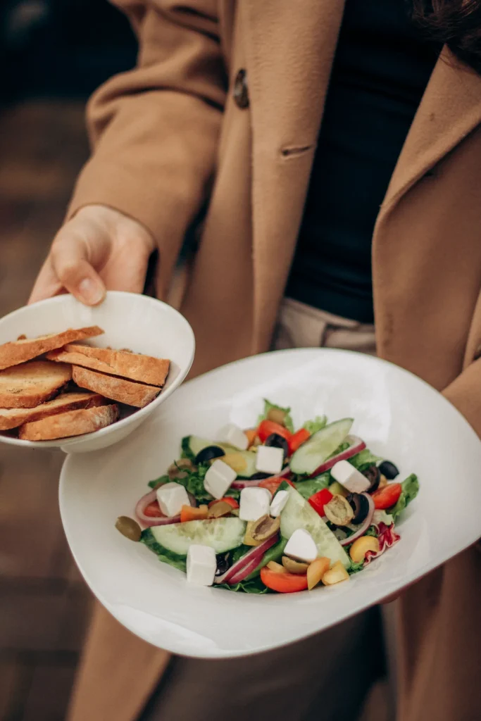 Nutritionist and client reviewing a healthy eating plan