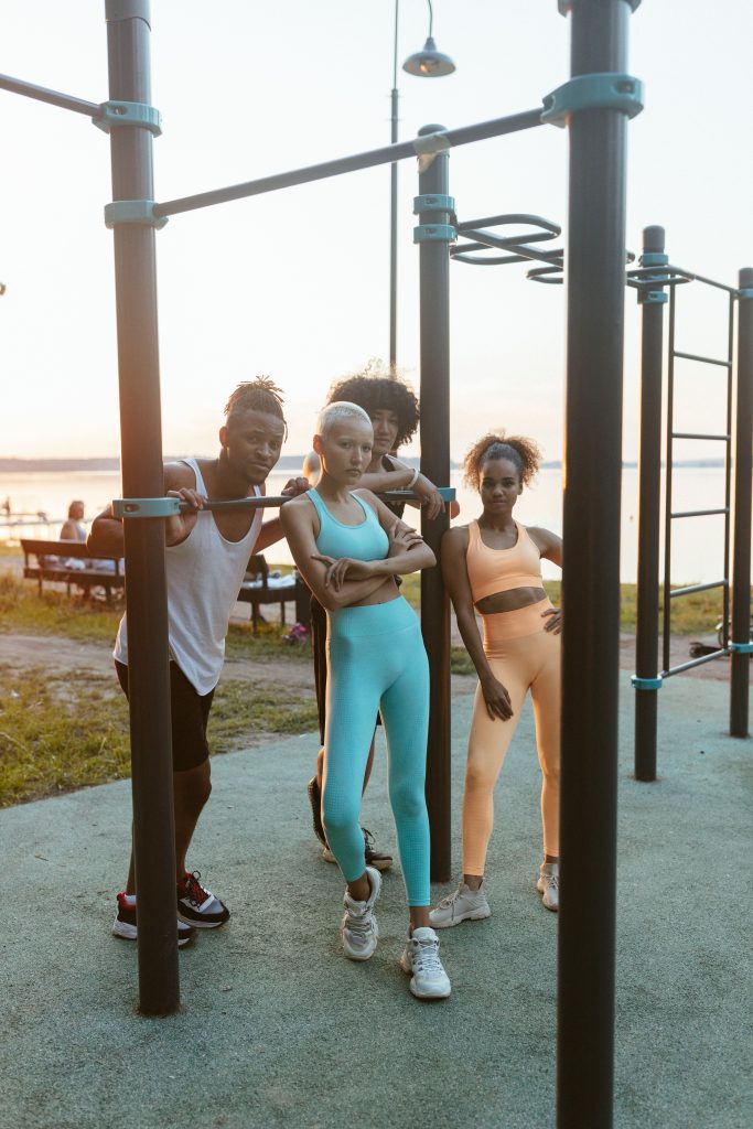 Outdoor Workout Friends Community Park