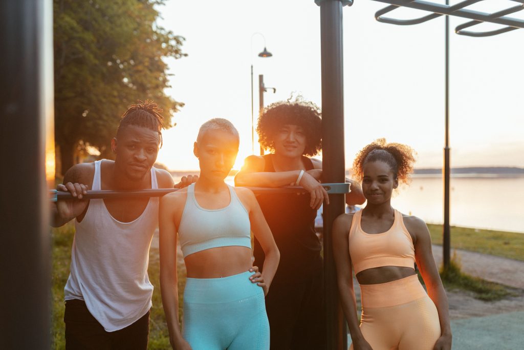 Outdoor Workout Friends Community Park