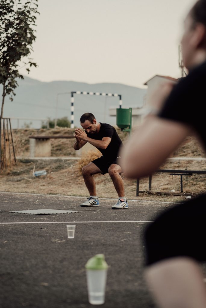 Outdoor bootcamp group fitness training 2
