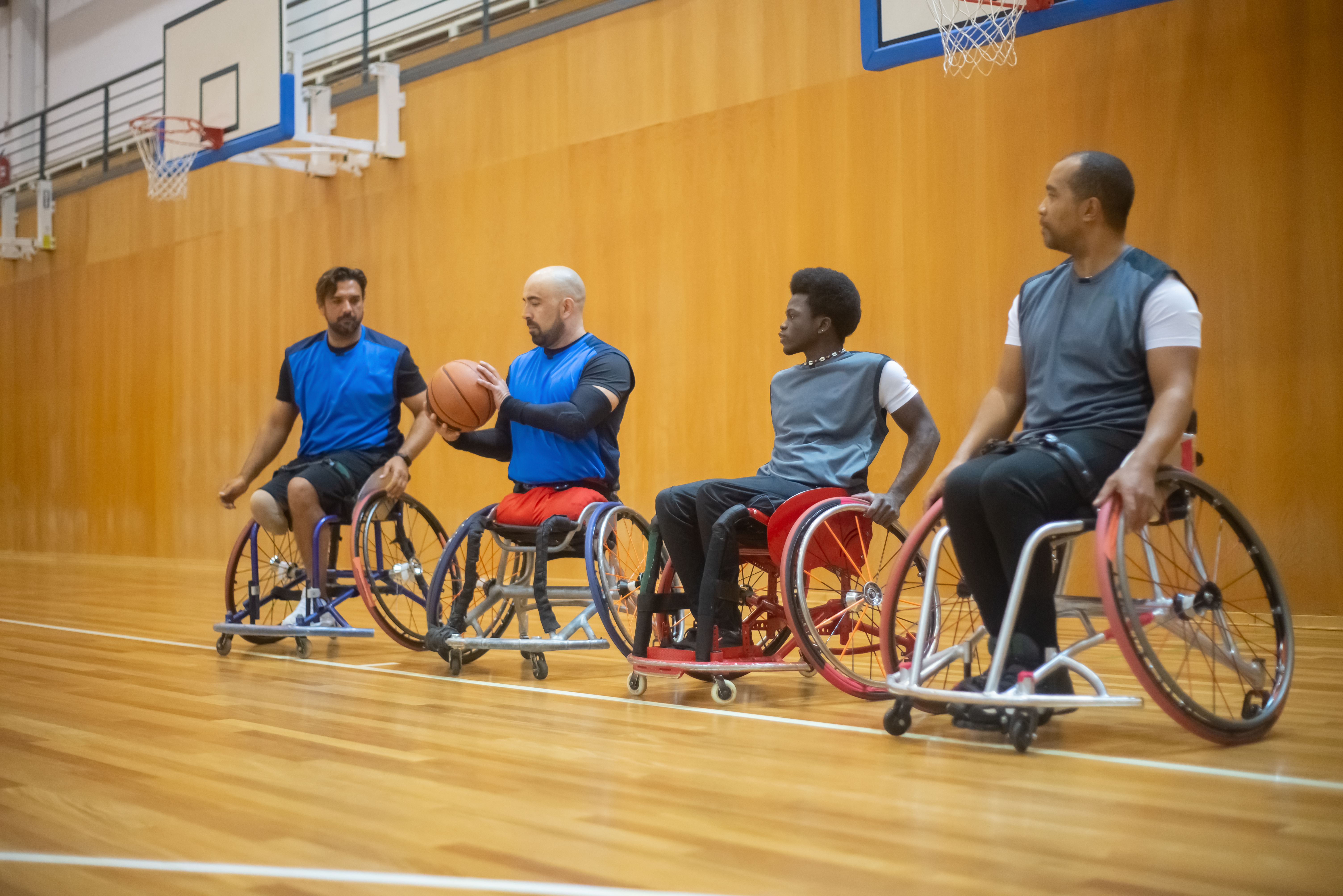 Young athletes taking part in a community sports charity session