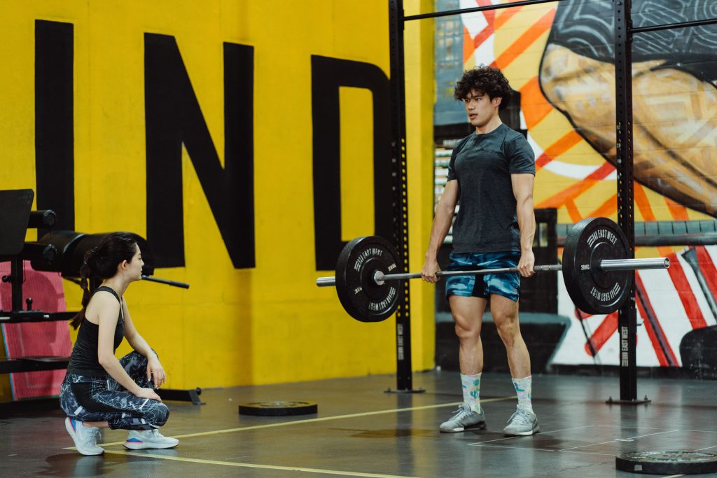 Bodybuilder Barbell Training Coaches
