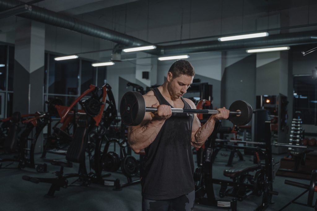 Bodybuilder Barbell Training Customer Service Location