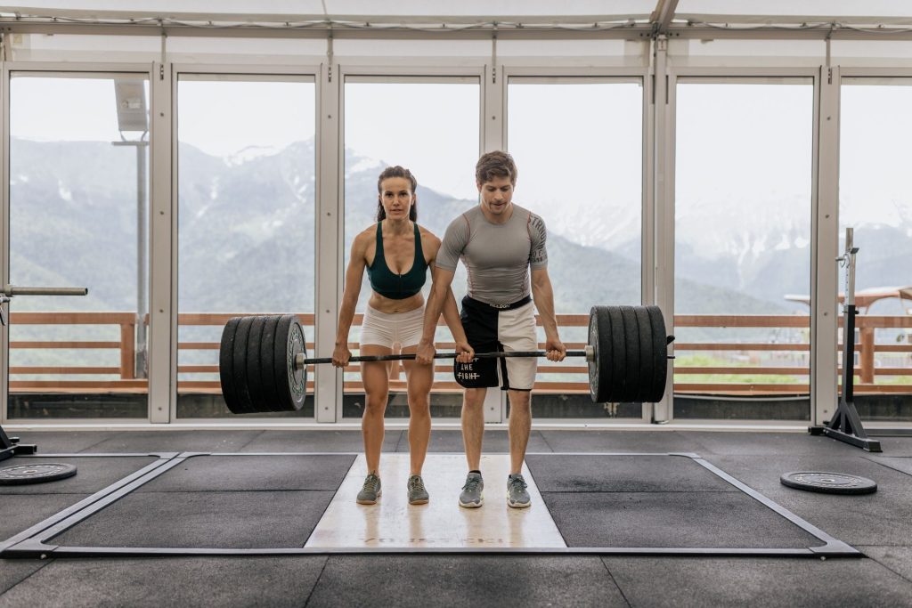 Couples & Partner Training Gym – couple workout together gym