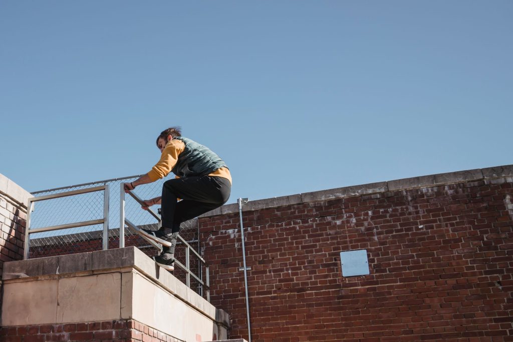 Parkour Gym – parkour athlete jump
