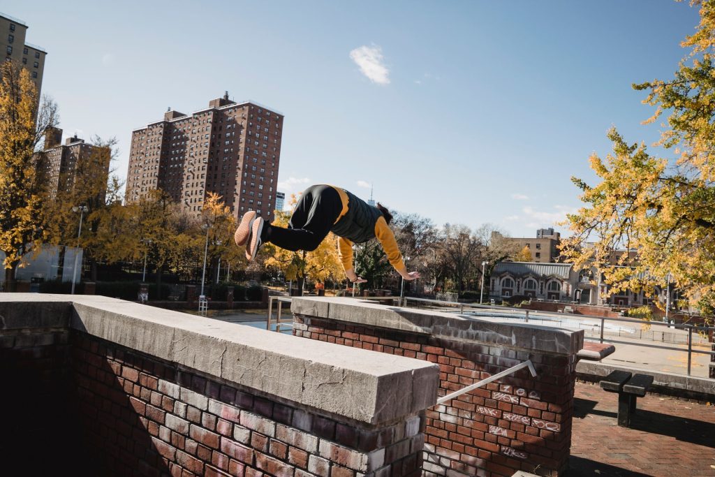 Parkour Gym – parkour athlete jump