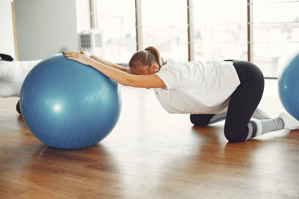 Prenatal & Postnatal Fitness Gym – pregnant woman exercise