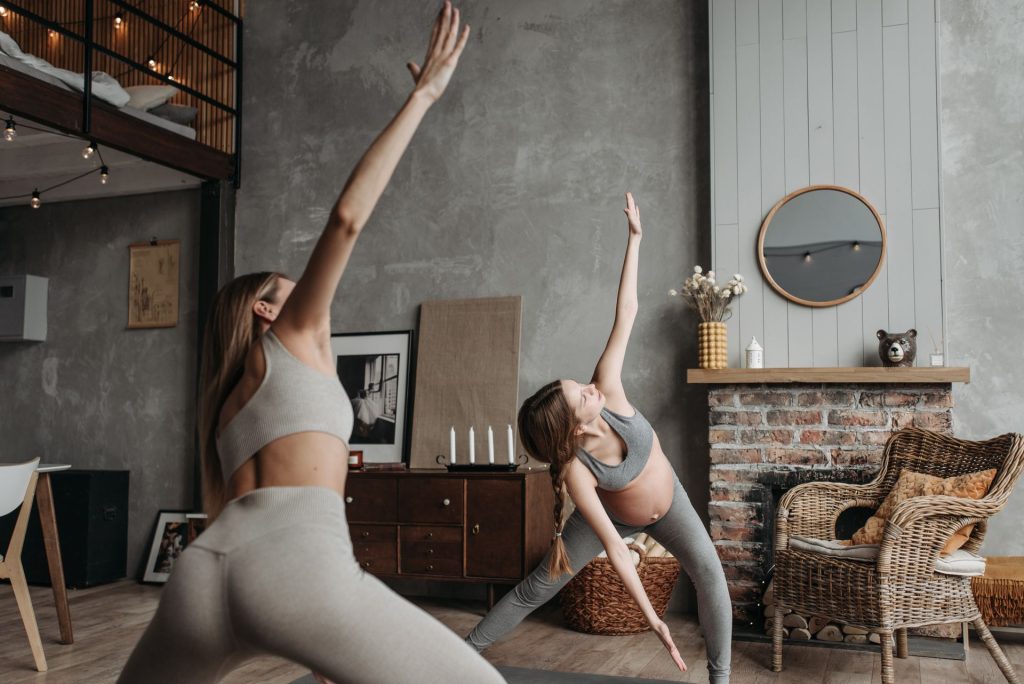 Prenatal & Postnatal Fitness Gym – pregnant woman exercise