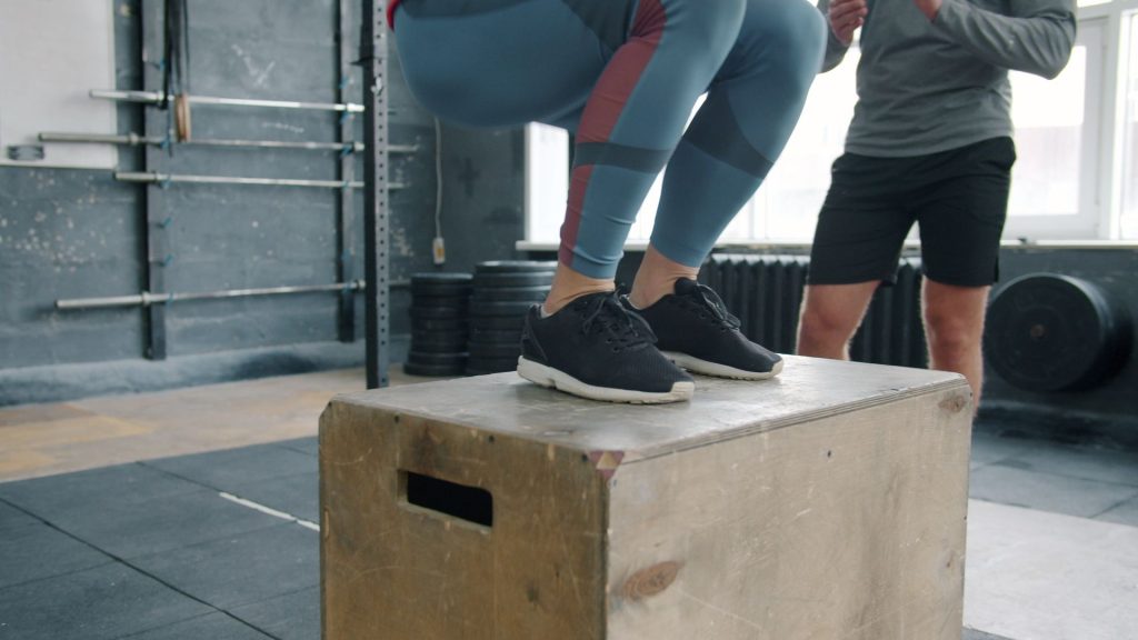 Vertical Jump Training Gym – box jump training