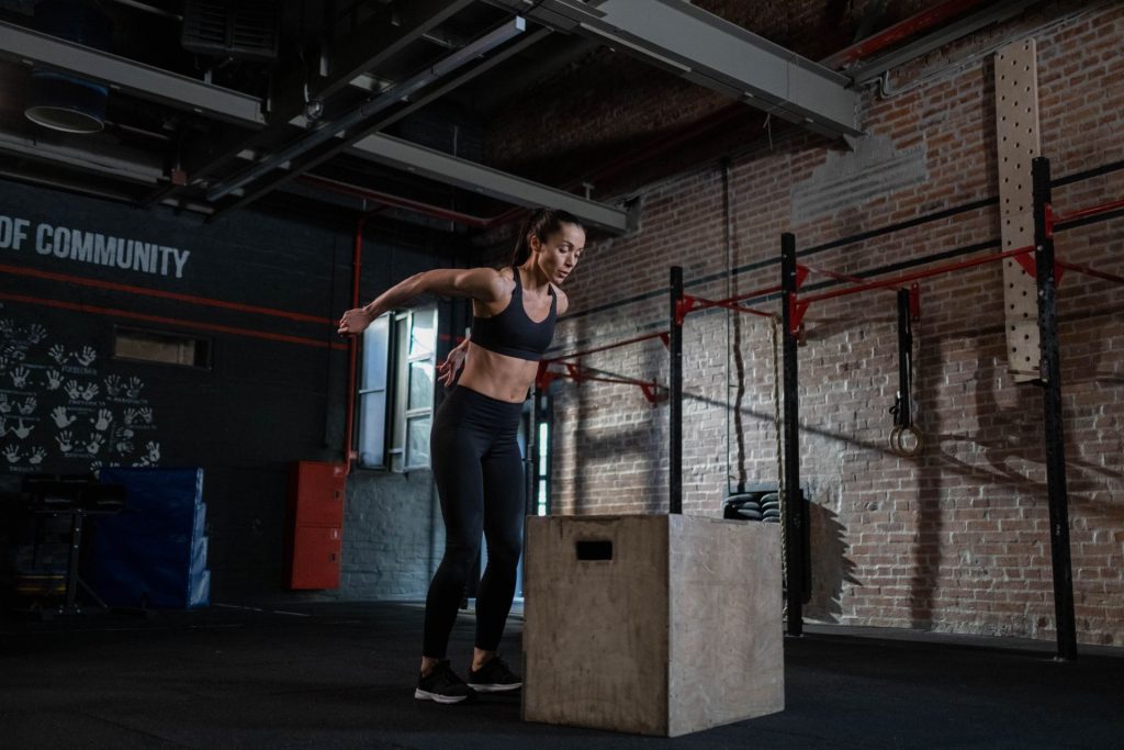 Vertical Jump Training Gym – box jump training