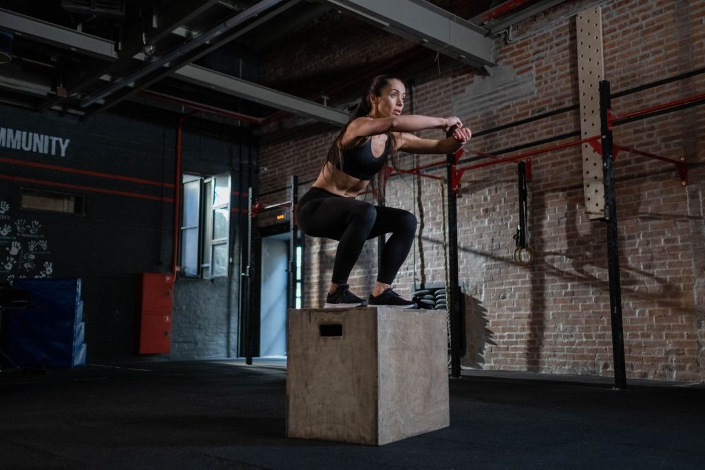 Vertical Jump Training Gym – box jump training