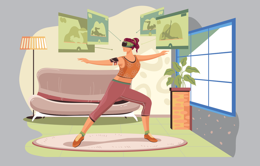 VR Fitness Gym – virtual reality headset exercise