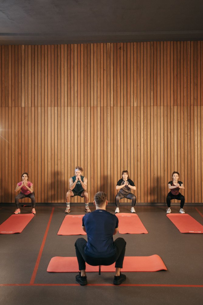 Corporate Fitness Center Inner Collage