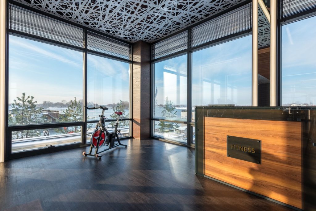 Corporate Fitness Center Inner Collage