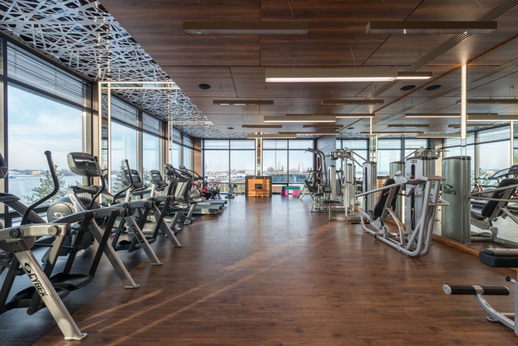 Hotel Resort Fitness Center Inner Collage