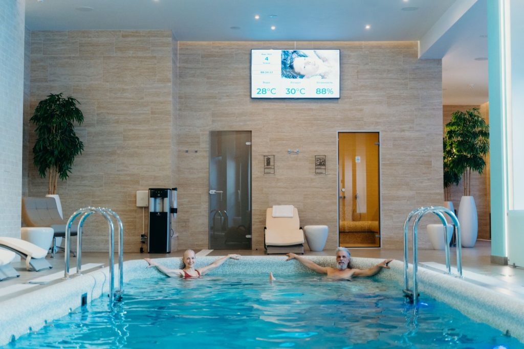 Hotel Resort Fitness Center Inner Collage