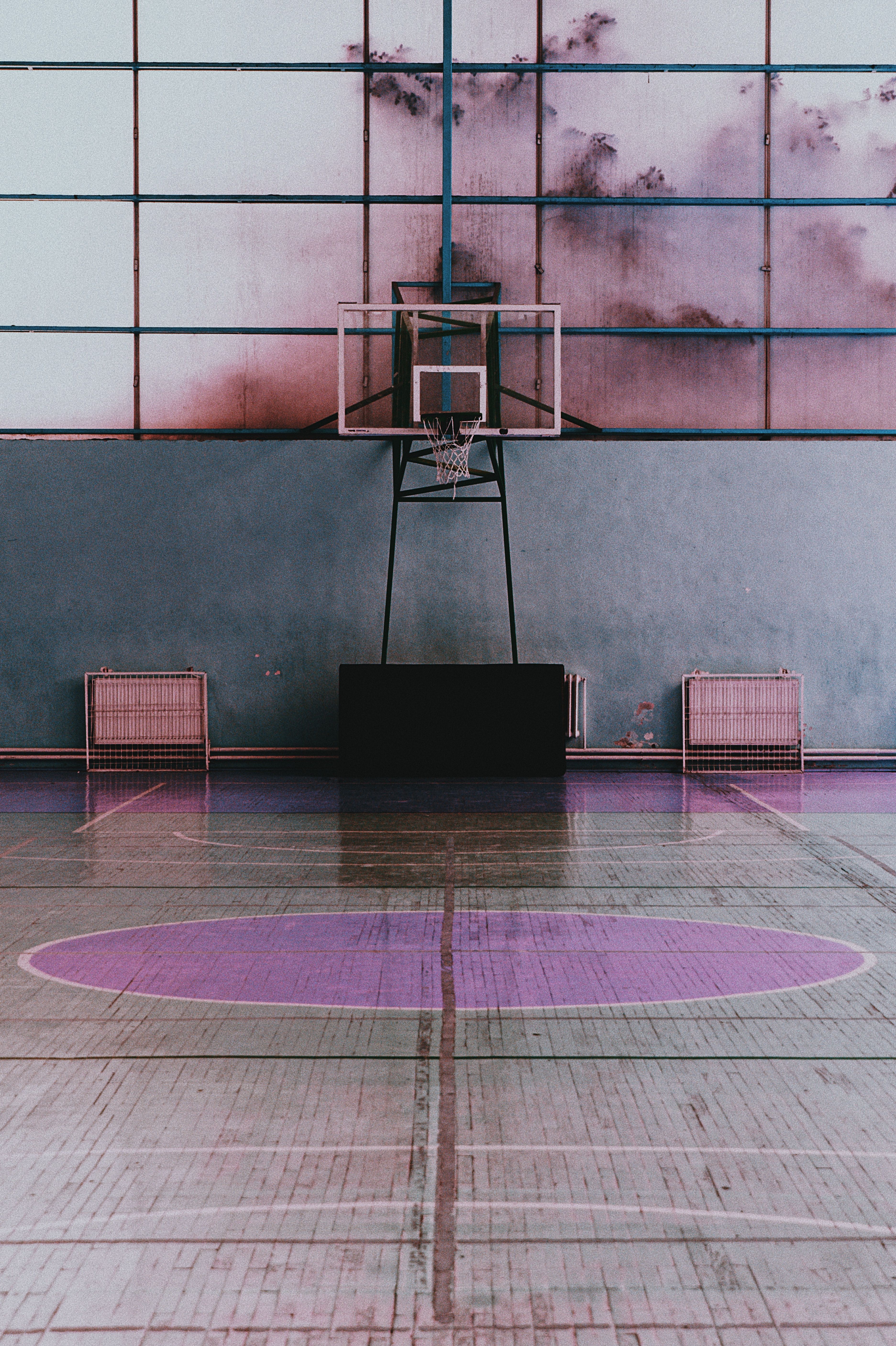 Bright modern gym interior with strength and cardio equipment