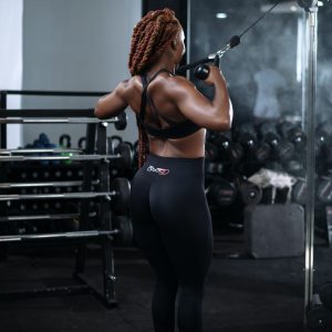 Active client supported by practical nutrition habits