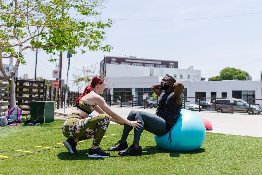 Outdoor bootcamp group fitness training 2