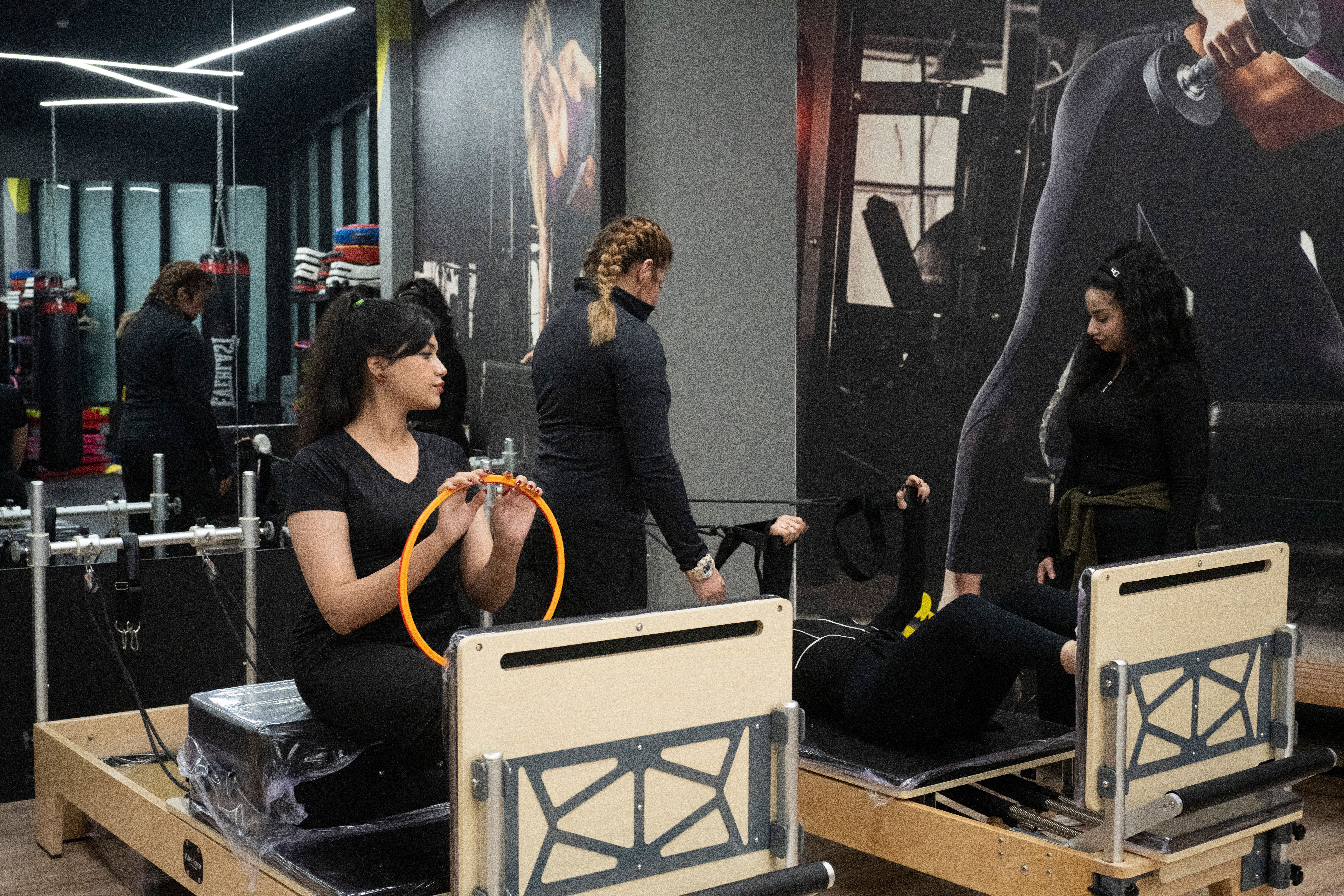 Pilates reformer studio training 8
