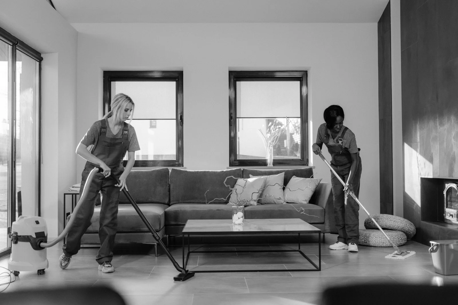 Cleaning team