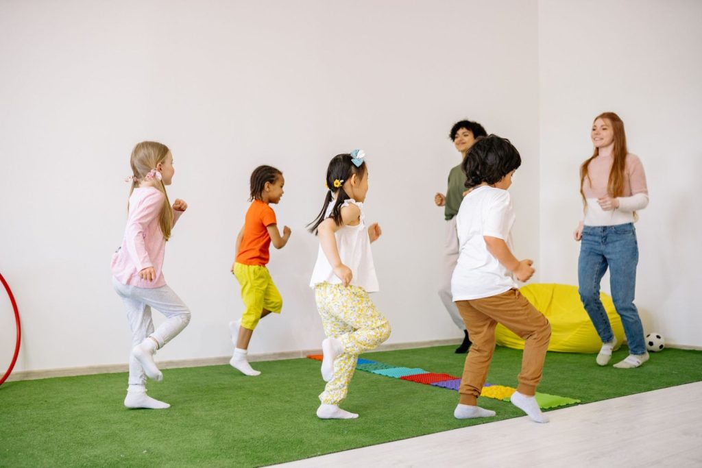 Nexolume Day Care Preschool Children Activity With Teachers