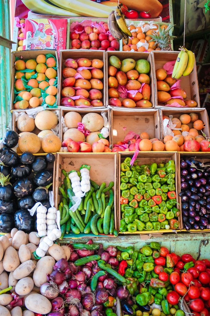 Local market produce