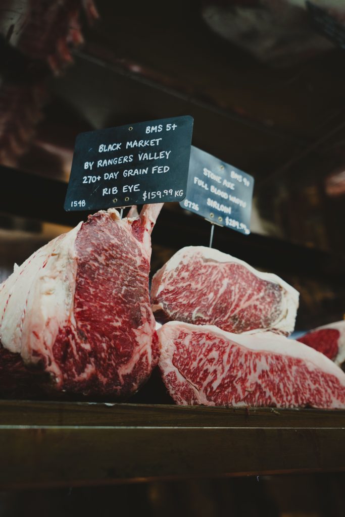 Beef display
