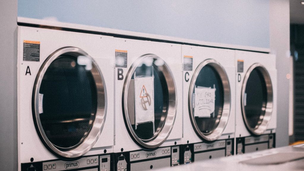 Commercial laundry machines