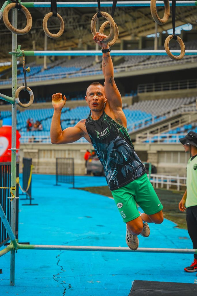 Ninja obstacle athletes