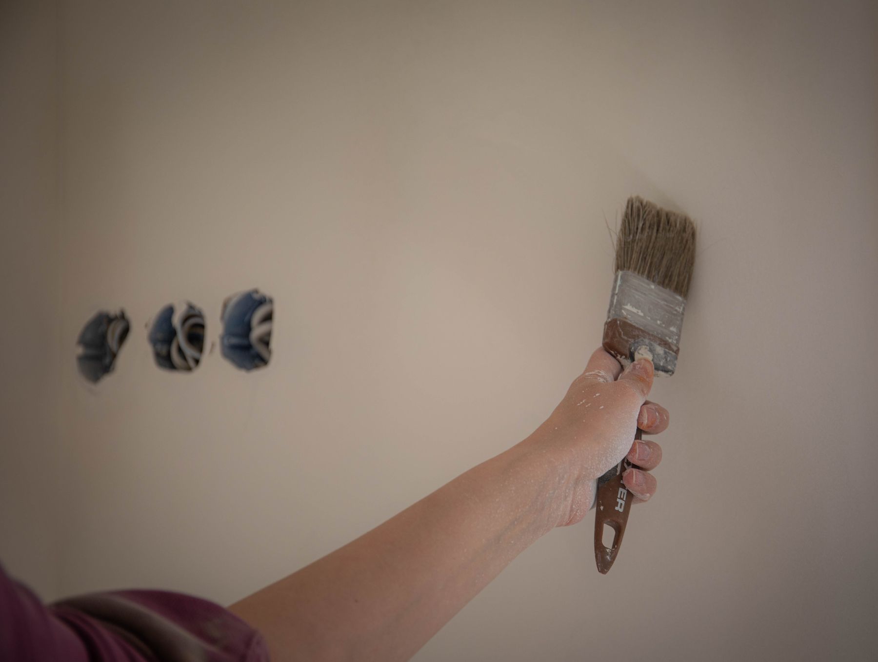 Painter at work