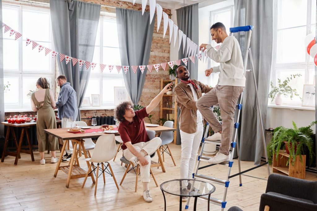 Nexolume Party Planner Team Preparing Party Decorations
