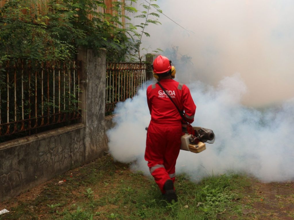 Nexolume Pest Control & Home Protection outdoor pest treatment technician