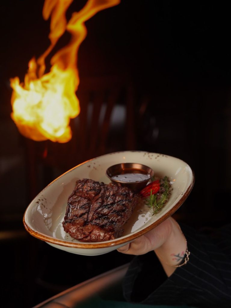 Nexolume Steak House & Grill flame grilled steak