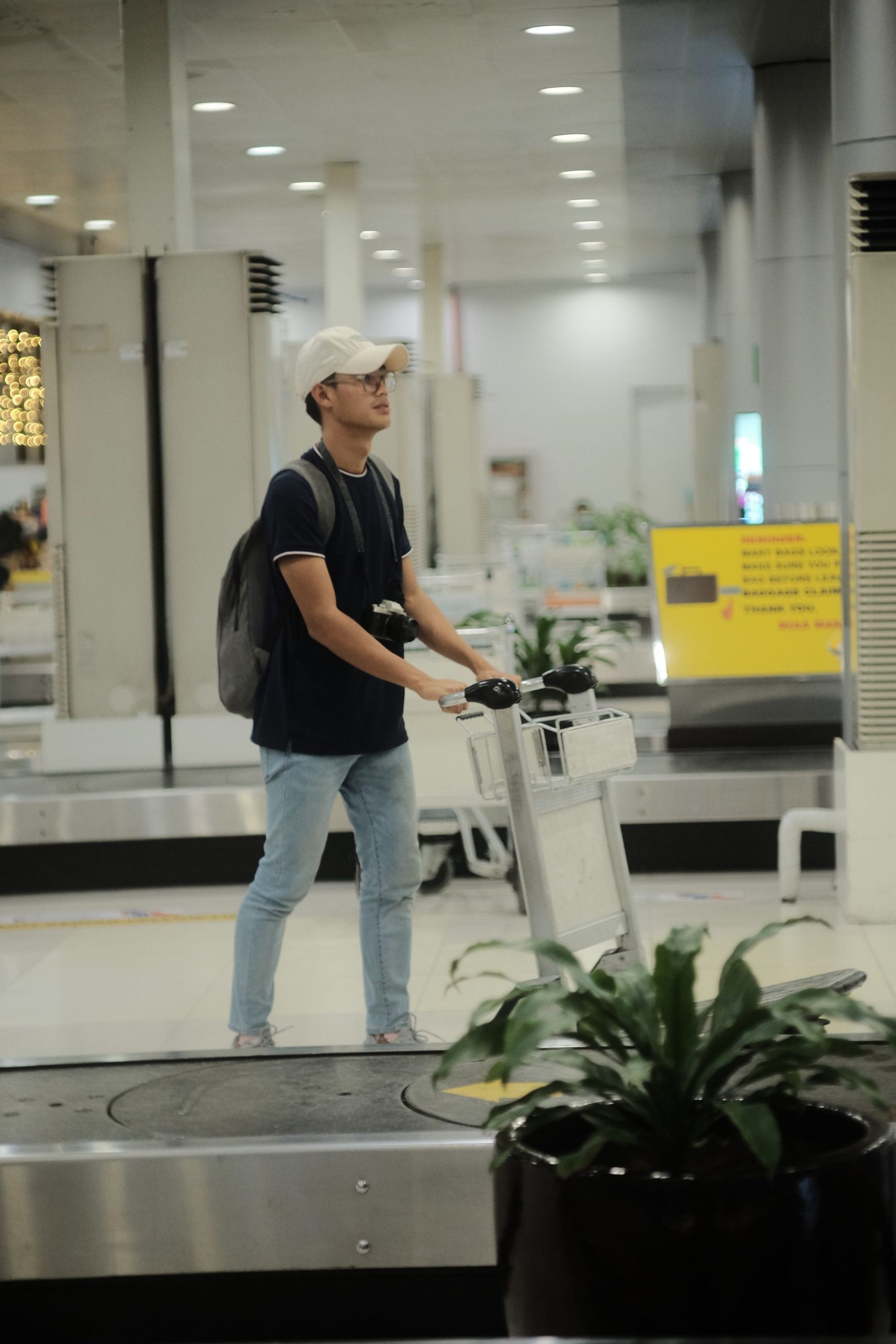Choose the feeling before the flight.