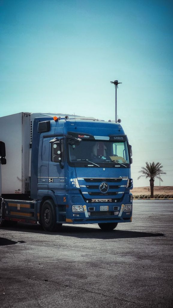 Semi truck transport