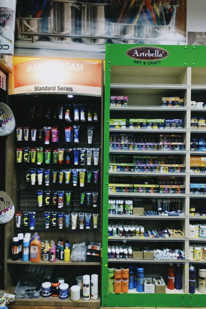 Art & Craft Supplies Shopping Lifestyle