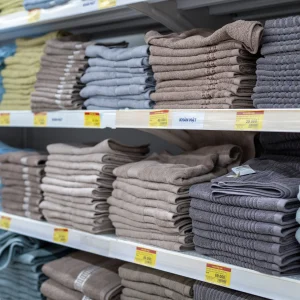 Bedding & Towels Store Product Display