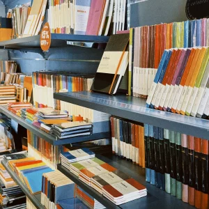 Books & Stationery Store Product Display