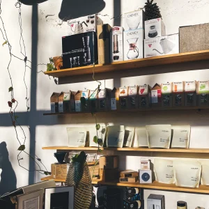 Coffee & Tea Store Product Display