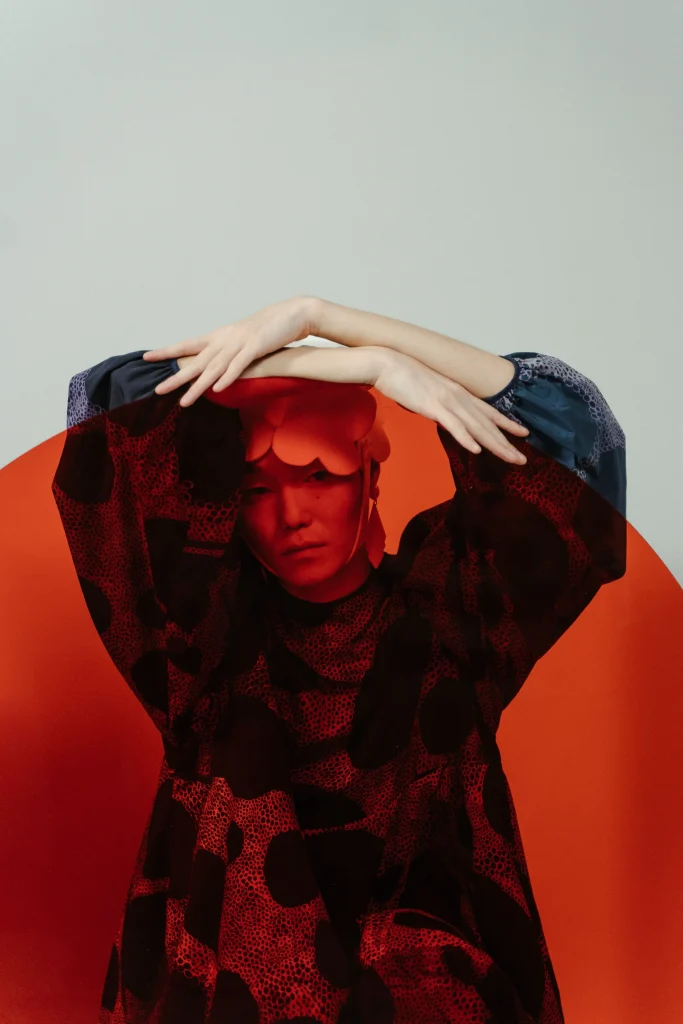 Fashion fabric editorial detail