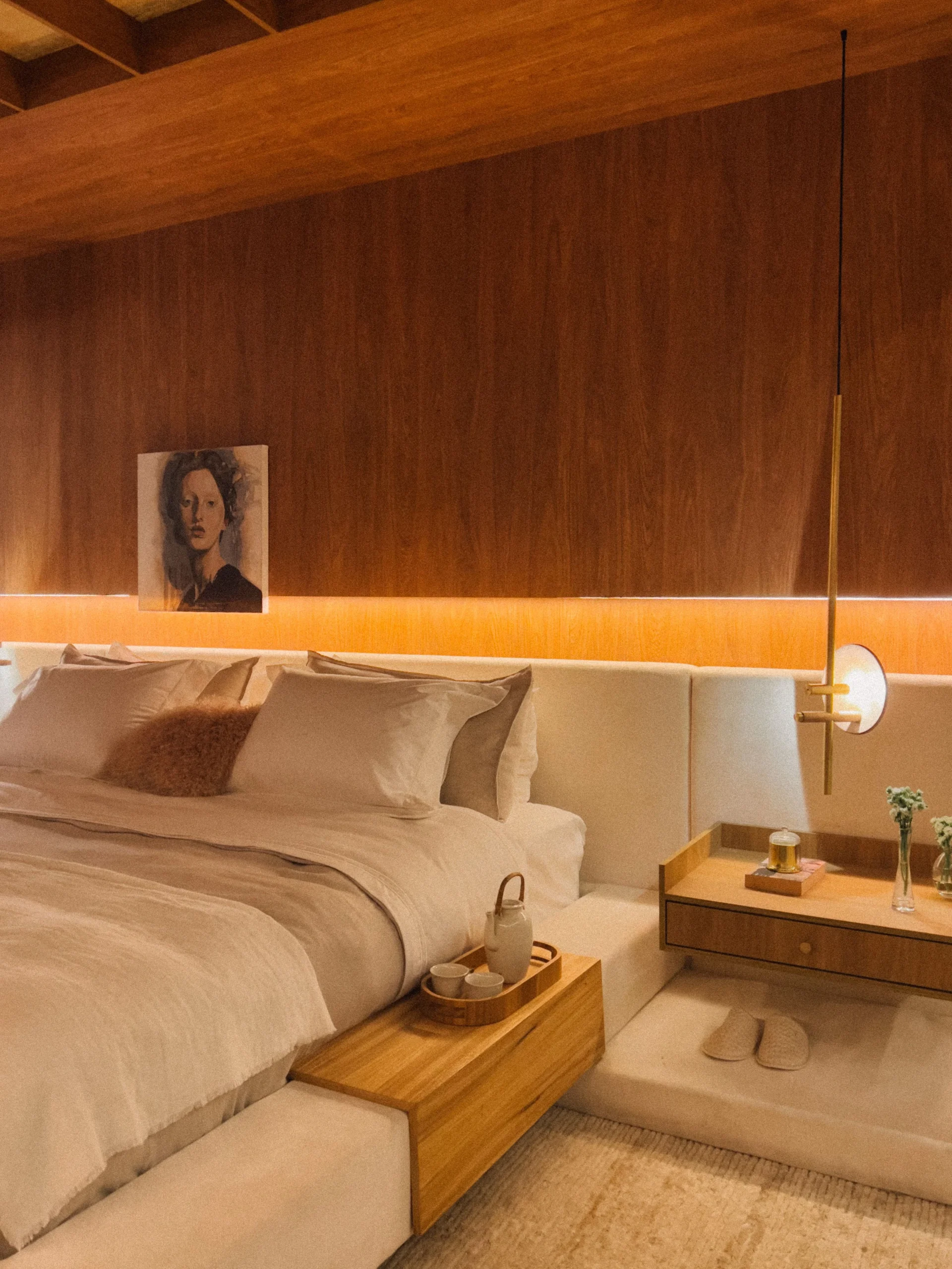 Furniture Home Home 23 Warm Contemporary Bedroom Interior