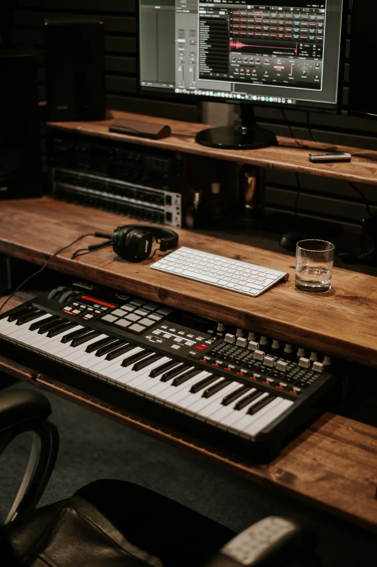 Music Production Desk Studio Lifestyle